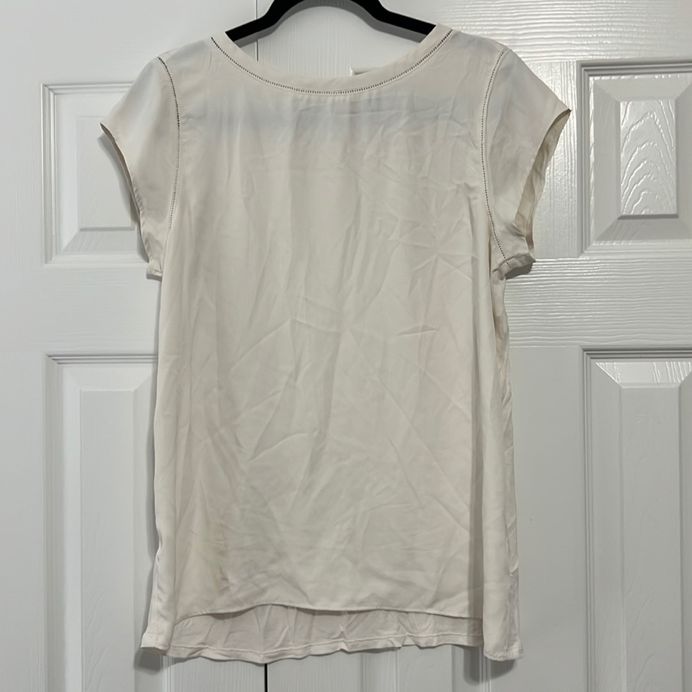 Loft ivory blouse